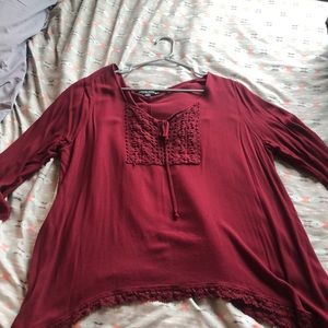 cute 3/4 sleeve shirt